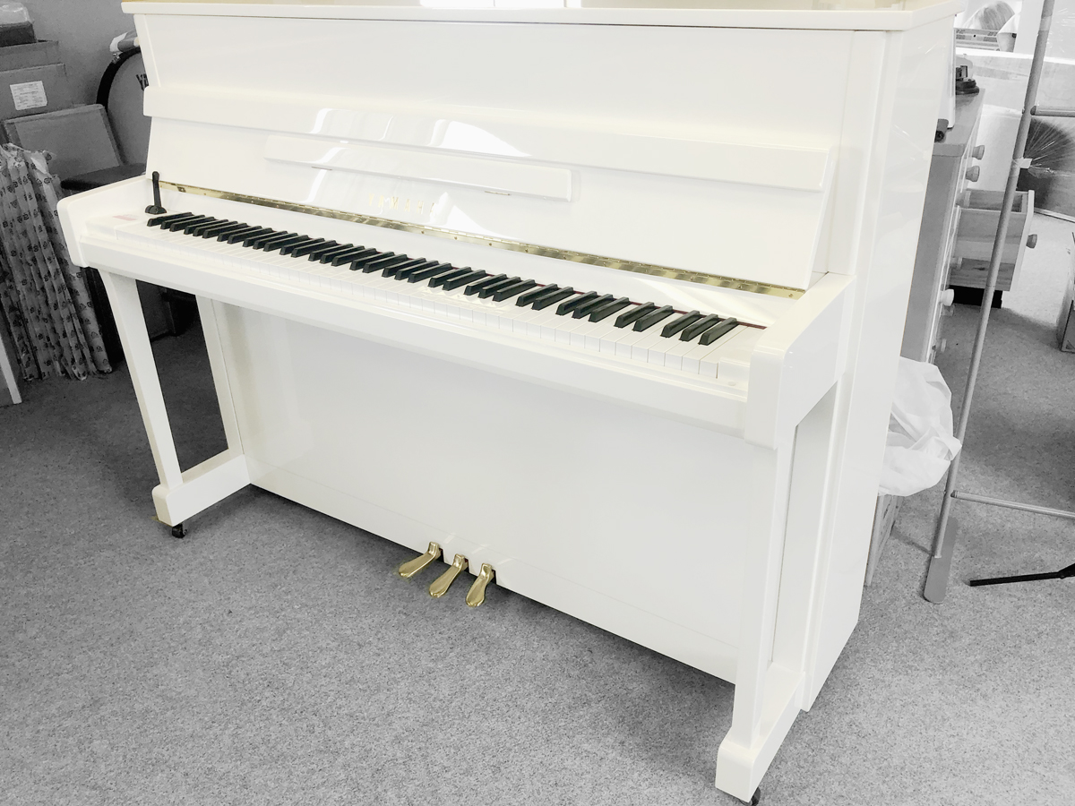 中古ヤマハピアノb113PWH