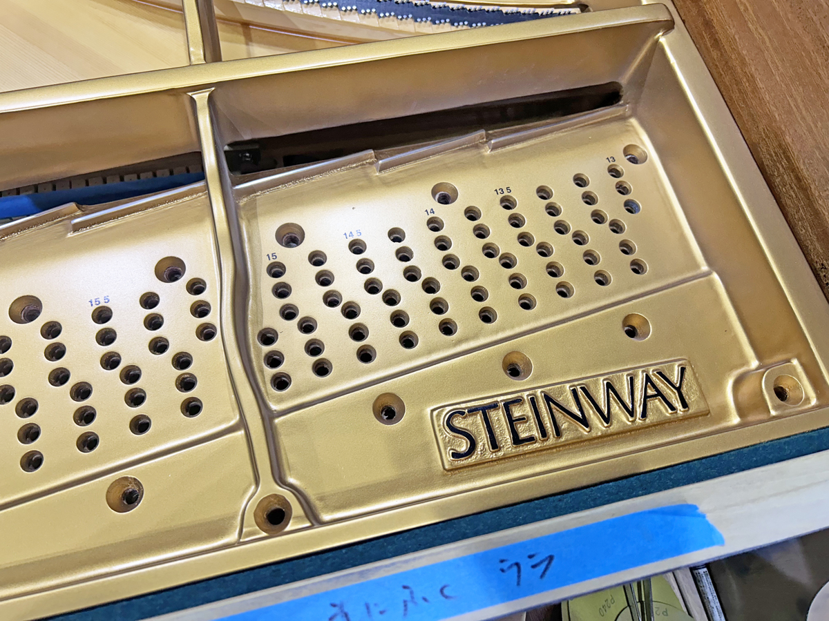 中古 スタインウェイグランドピアノB-211 ハンブルク製 価格 象牙鍵盤 再生作業済み 展示 在庫 価格 真和楽器新大阪ピアノ工房