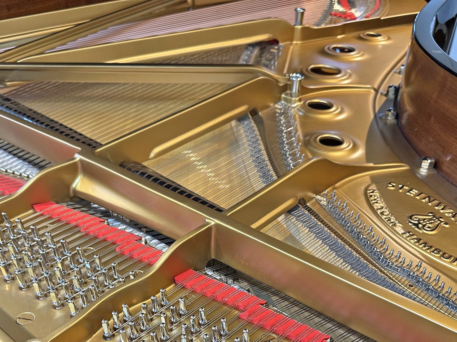 中古スタインウェイ（STEINWAY）グランドピアノB-211ハンブルク製,真和楽器大阪工房,象牙黒檀鍵盤