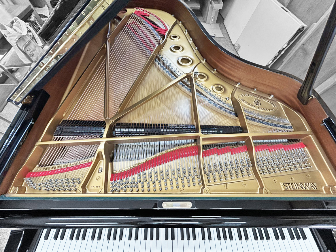 中古 スタインウェイB-211 ハンブルク製 価格 象牙鍵盤 再生作業済み 展示 在庫 価格 真和楽器新大阪ピアノ工房