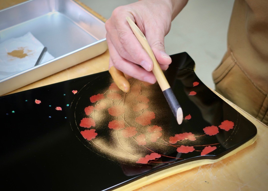 YAMAHA grand piano c3l using kyoto traditional craftsmanship,maki-e