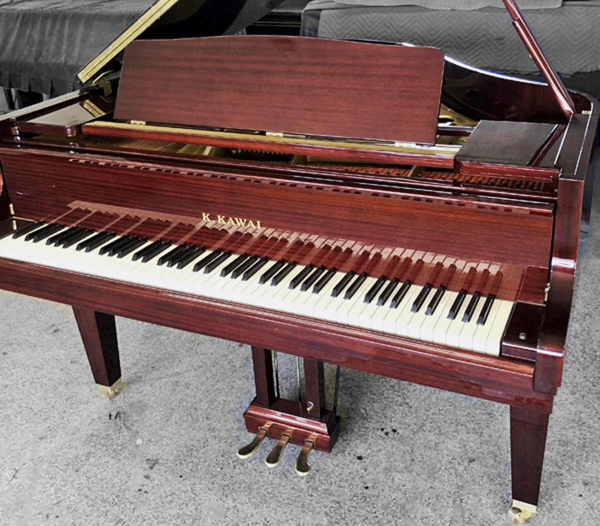 お客様の声 真和楽器 中古カワイグランドピアノGE-20G 木目マホガニー