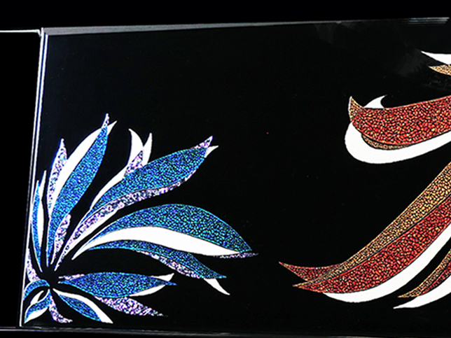 kyoto,makie,piano,yamaha,upright,lacquerware,japan,urushi,opal,hanabi,fireworks