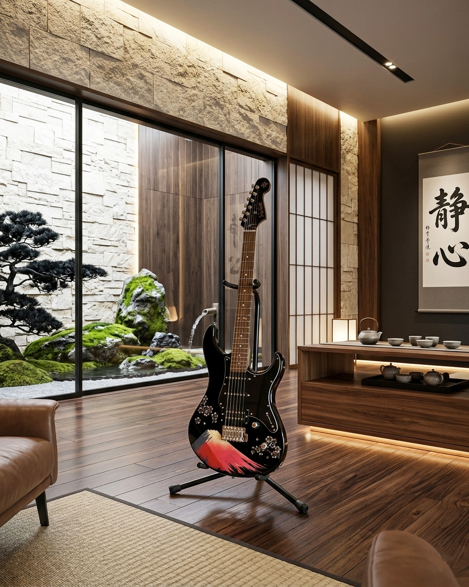 沈金藝術電吉他