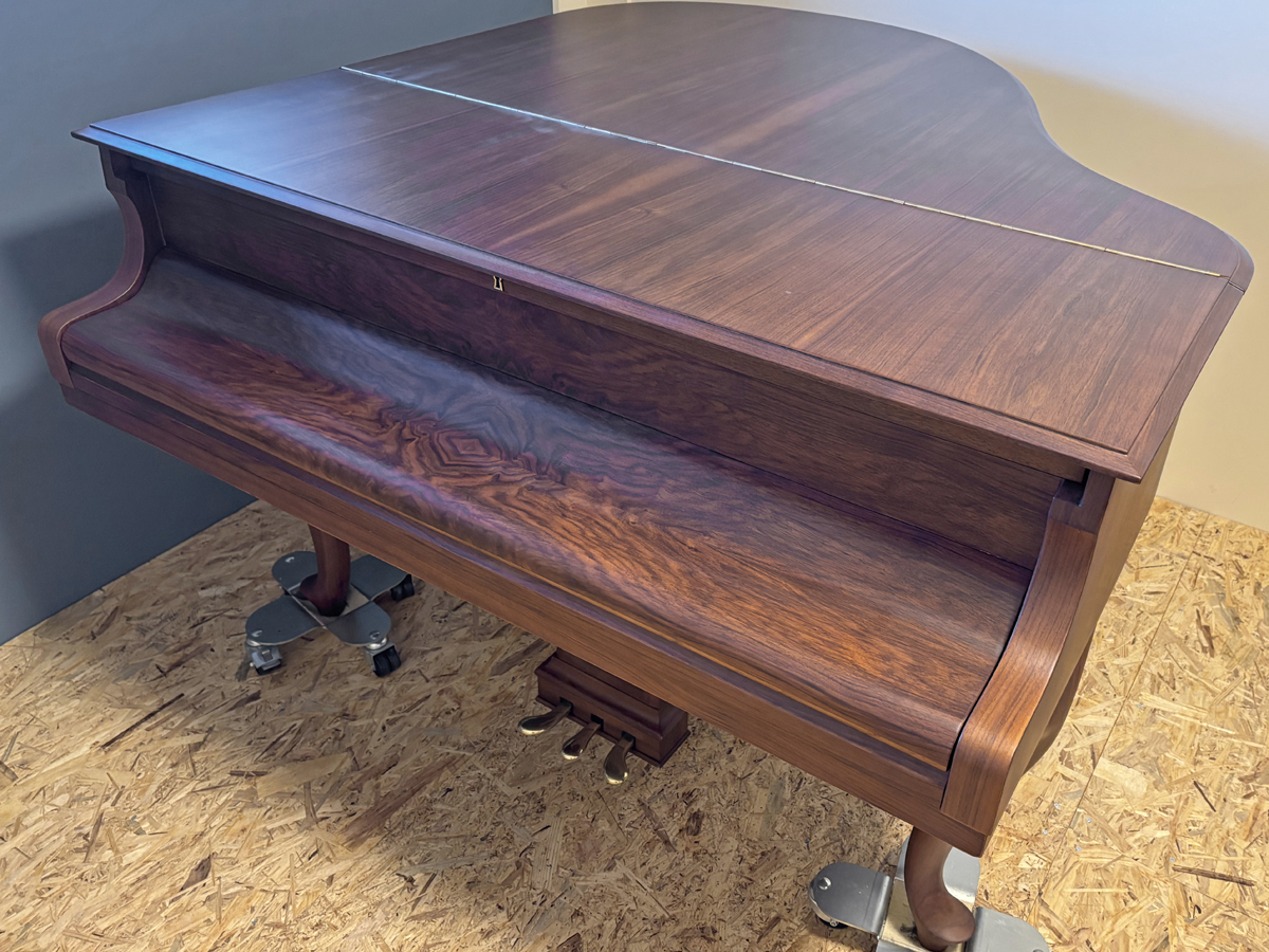 スタインウェイS-155,中古,木目ウォルナット,チッペンデール,猫脚,価格