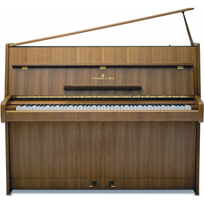 中古再生済みスタインウェイアップライトピアノF木目ウォルナット艶消し,再生作業済み,展示在庫価格,真和楽器（静岡工房）